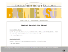 Tablet Screenshot of barmbek-sued.de